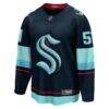Shane Wright Seattle Kraken Fashion7 Men's Home Breakaway Player Jersey - - Side View
