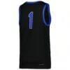 #1 Kentucky Wildcats Nike Youth Icon Replica Basketball Jersey - Black - Detail View