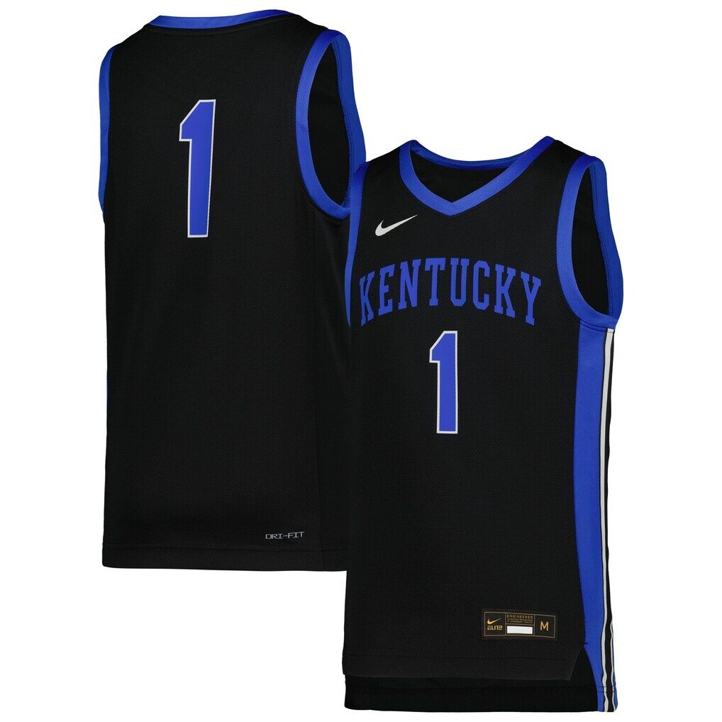 #1 Kentucky Wildcats Nike Youth Icon Replica Basketball Jersey
