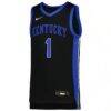 #1 Kentucky Wildcats Nike Youth Icon Replica Basketball Jersey - Black - Side View