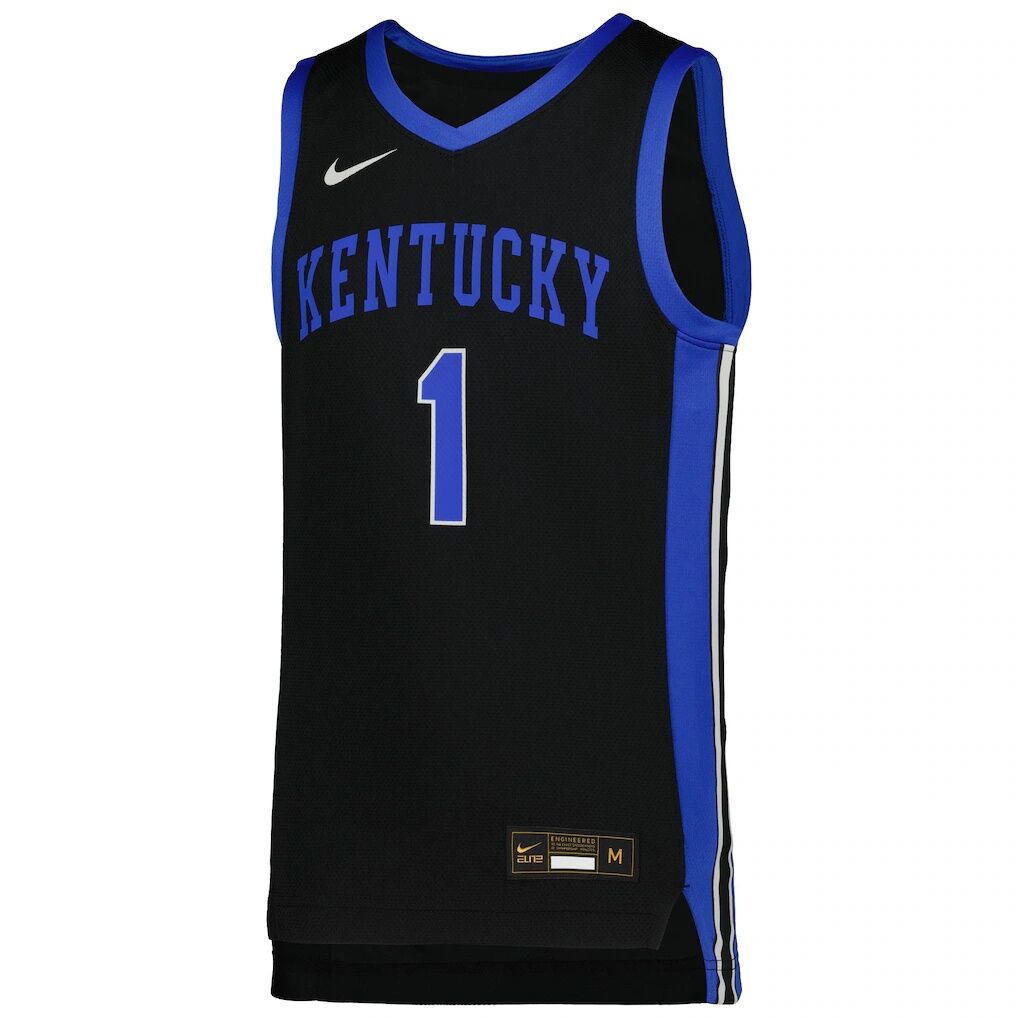 #1 Kentucky Wildcats Nike Youth Icon Replica Basketball Jersey
