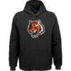 Cincinnati Bengals Youth Team Logo Pullover Hoodie - Black - Front View
