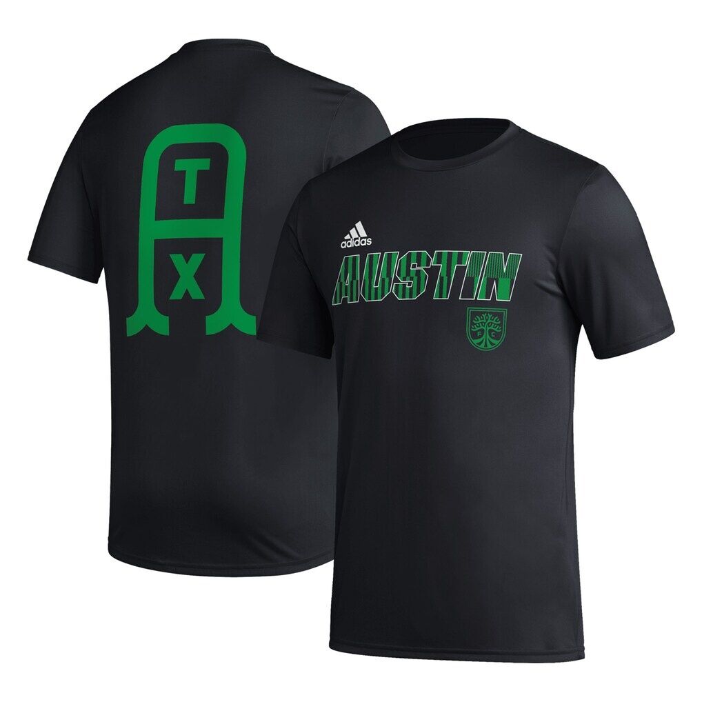 Austin FC adidas Team Jersey Hook AEROREADY T-Shirt
