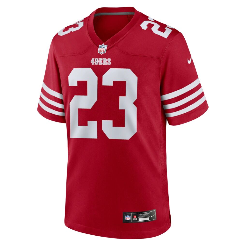 Christian McCaffrey San Francisco 49ers Nike Game Player Jersey - Scarlet