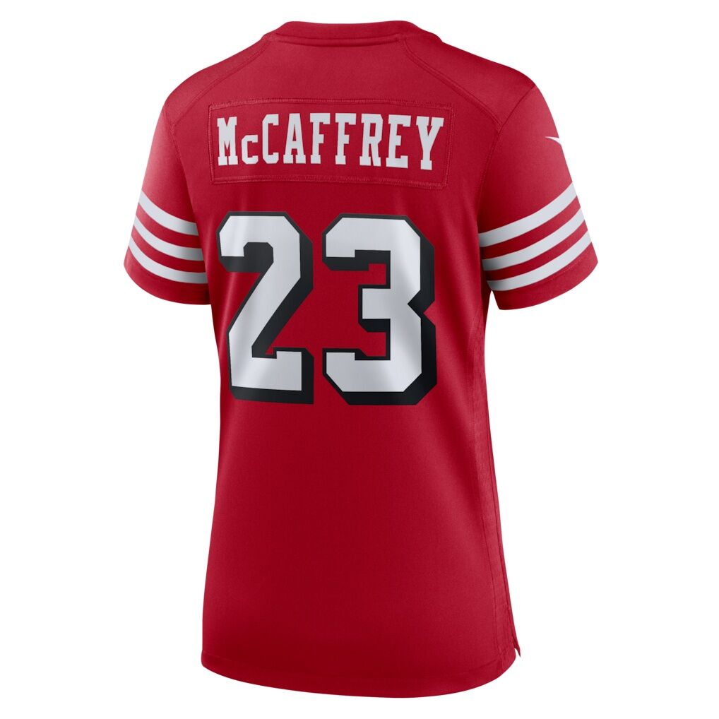 Christian McCaffrey San Francisco 49ers Nike Women's Player Jersey - Scarlet