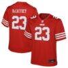 Christian McCaffrey San Francisco 49ers Nike Youth Game Jersey - - Front View
