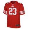 Christian McCaffrey San Francisco 49ers Nike Youth Game Jersey - - Side View
