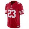 Christian McCaffrey San Francisco 49ers Nike Vapor F.U.S.E. Limited Jersey - Scarlet - Side View