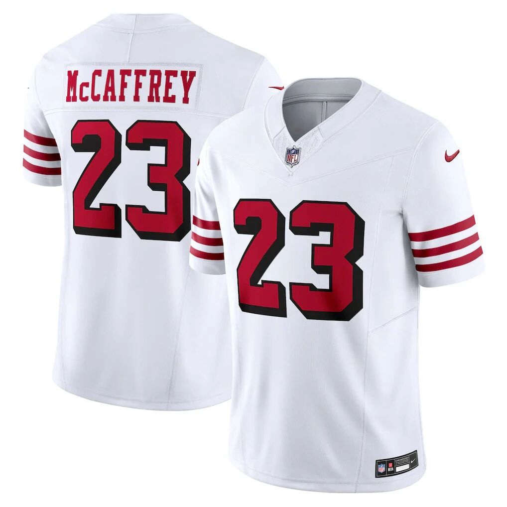 Christian McCaffrey San Francisco 49ers Nike Vapor F.U.S.E. Limited 2nd Alternate Jersey