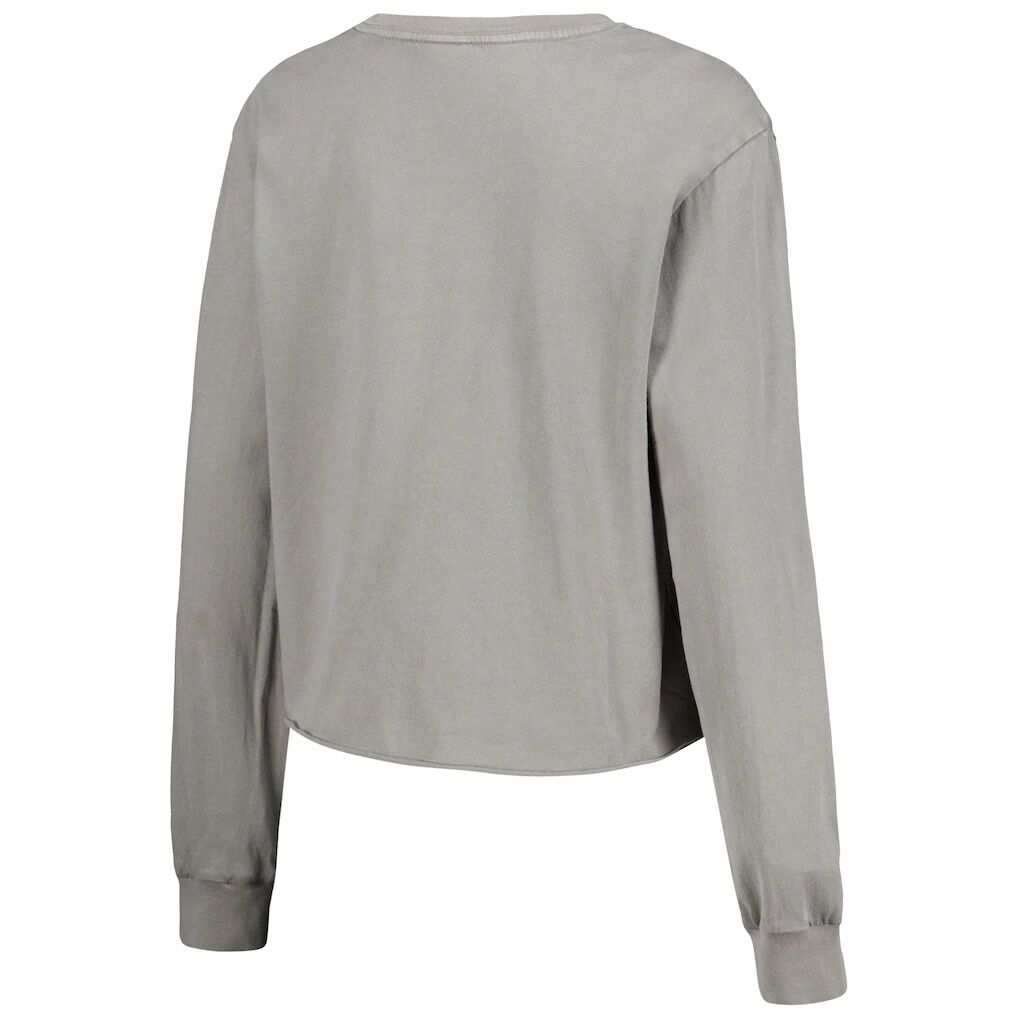 San Jose Earthquakes The Wild Collective Women's Cropped Long Sleeve T-Shirt