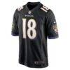 Roquan Smith Baltimore Ravens Nike Alternate Game Jersey - Black - Side View