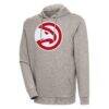 Atlanta Hawks Antigua Action Pullover Hoodie - - Front View