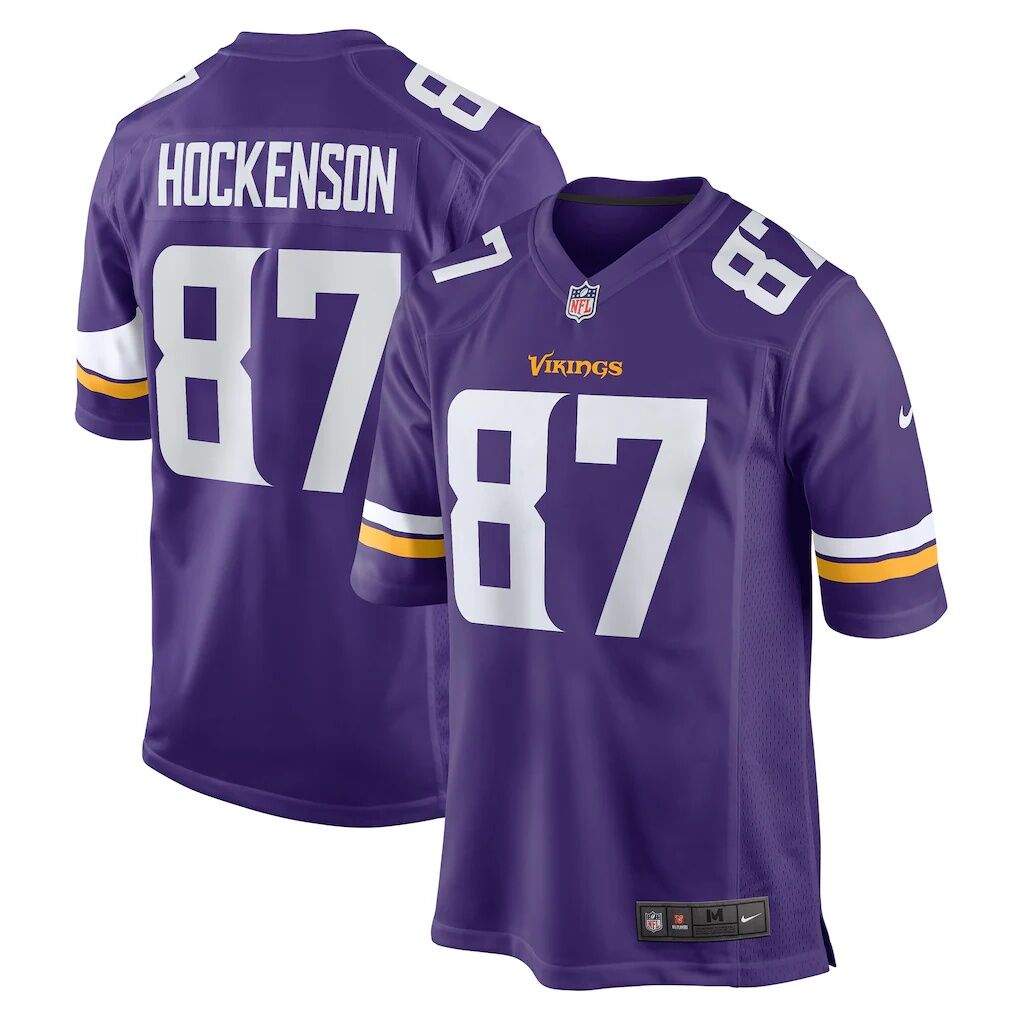 T.J. Hockenson Minnesota Vikings Nike Game Player Jersey