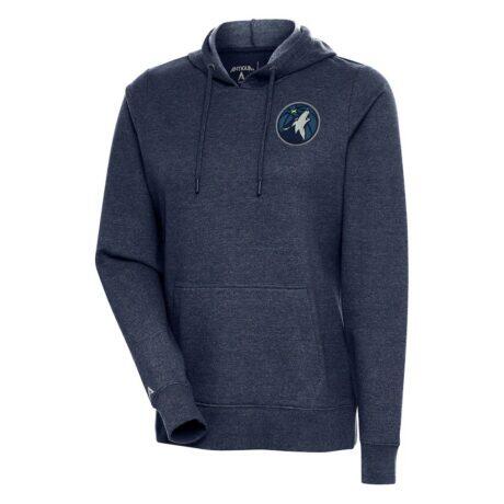 Minnesota Timberwolves Antigua Women's Action Pullover Hoodie - - Front View