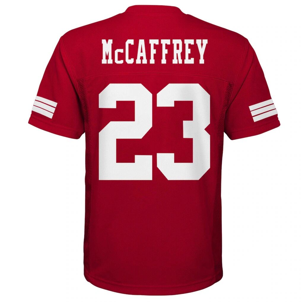 Christian McCaffrey San Francisco 49ers Youth Replica Jersey - Scarlet