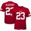 Christian McCaffrey San Francisco 49ers Youth Replica Jersey - - Front View