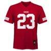 Christian McCaffrey San Francisco 49ers Youth Replica Jersey - - Side View