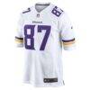 T.J. Hockenson Minnesota Vikings Nike Game Player Jersey - White - Side View