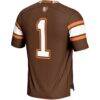 #1 Bowling Green St. Falcons GameDay Greats Youth Endzone Football Jersey - Brown - Detail View