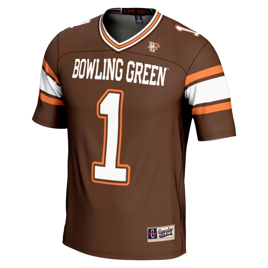 #1 Bowling Green St. Falcons GameDay Greats Youth Endzone Football Jersey