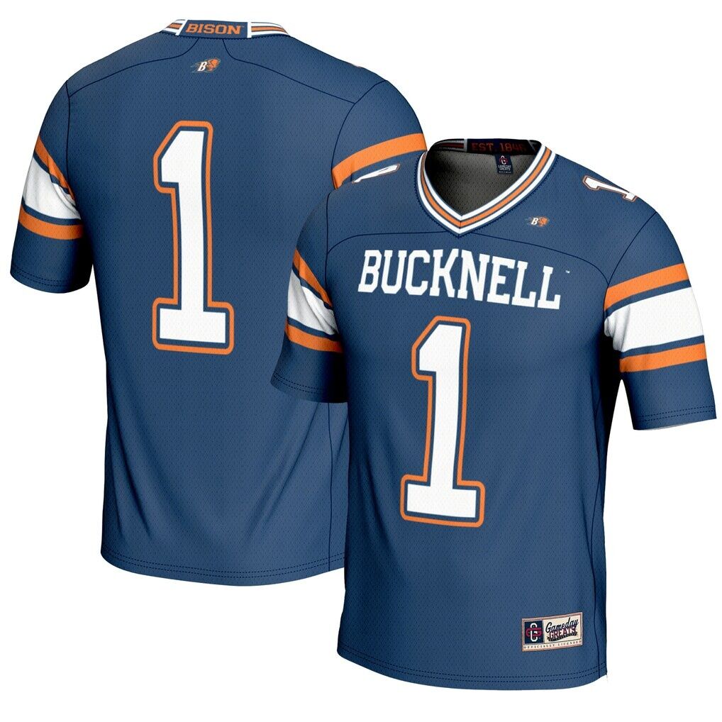#1 Bucknell Bison GameDay Greats Youth Endzone Football Jersey