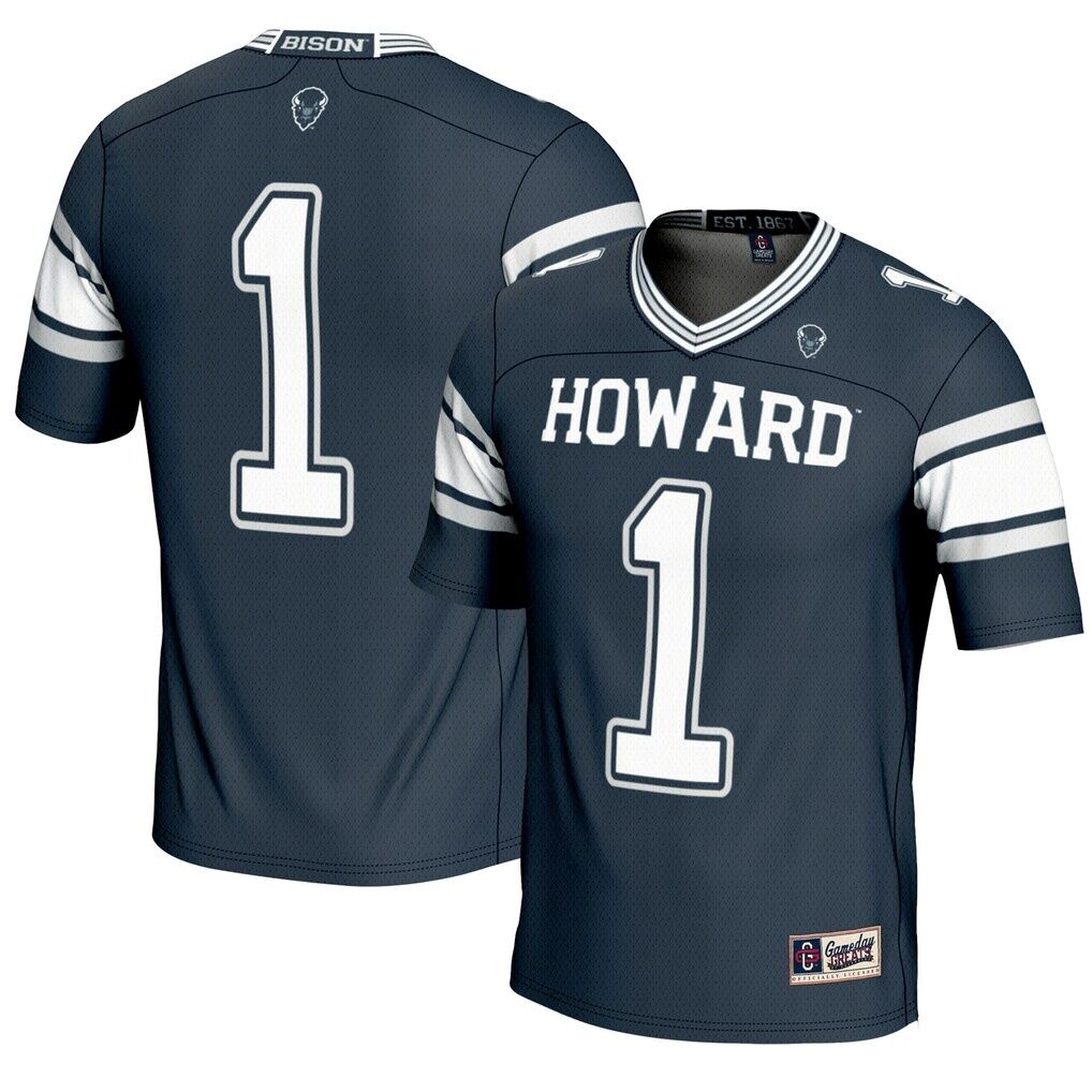 #1 Howard Bison GameDay Greats Youth Endzone Football Jersey