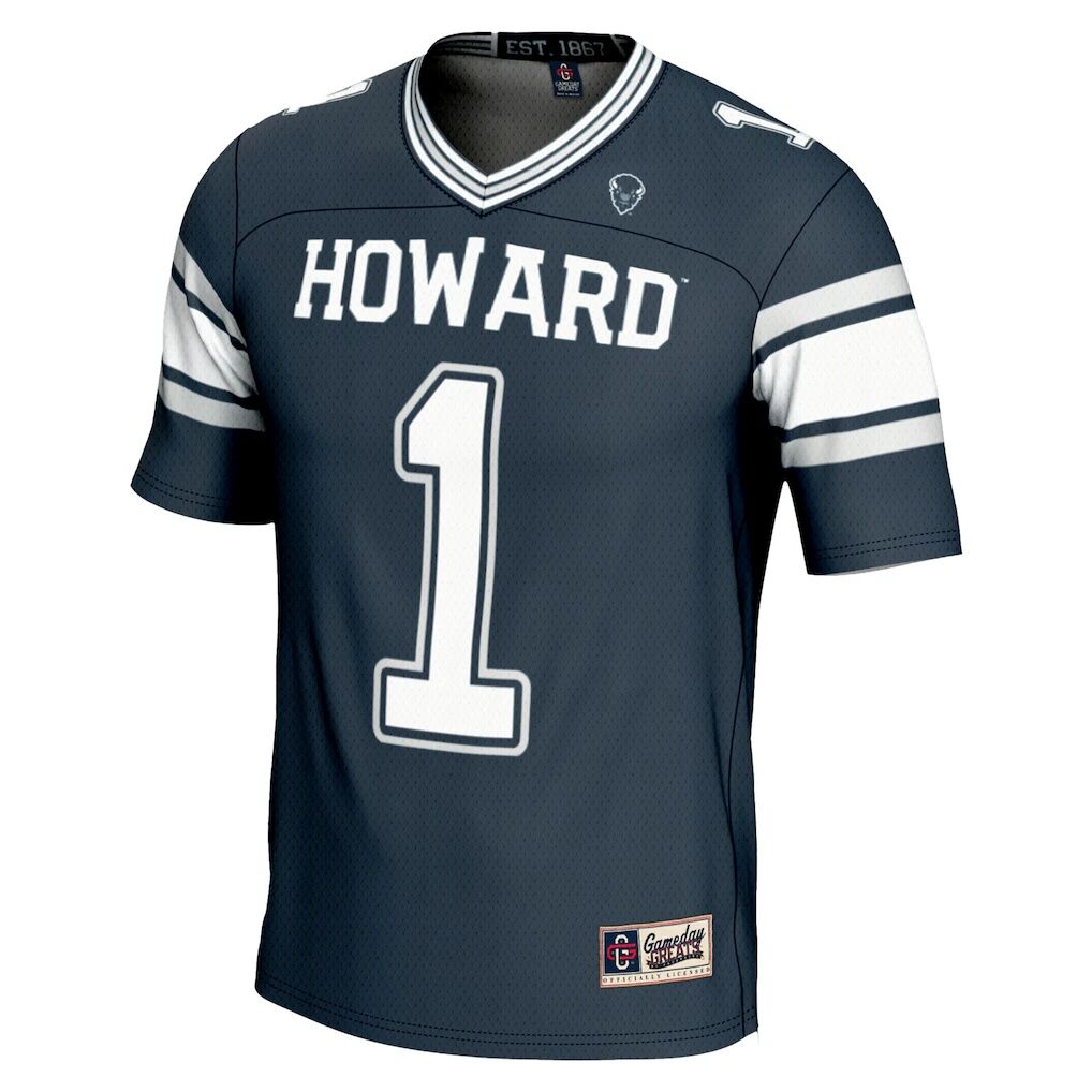 #1 Howard Bison GameDay Greats Youth Endzone Football Jersey