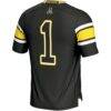 #1 Appalachian State Mountaineers GameDay Greats Endzone Football Jersey - Black - Detail View