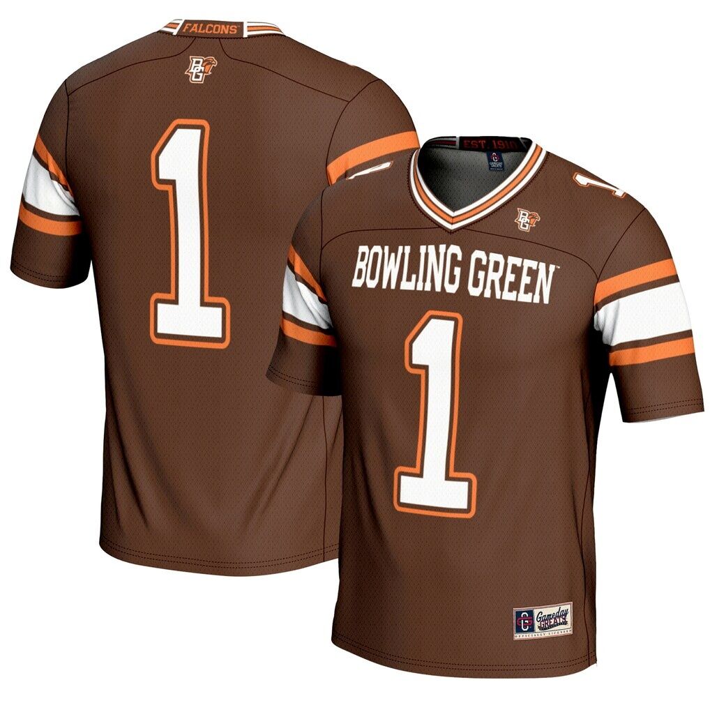 #1 Bowling Green St. Falcons GameDay Greats Endzone Football Jersey