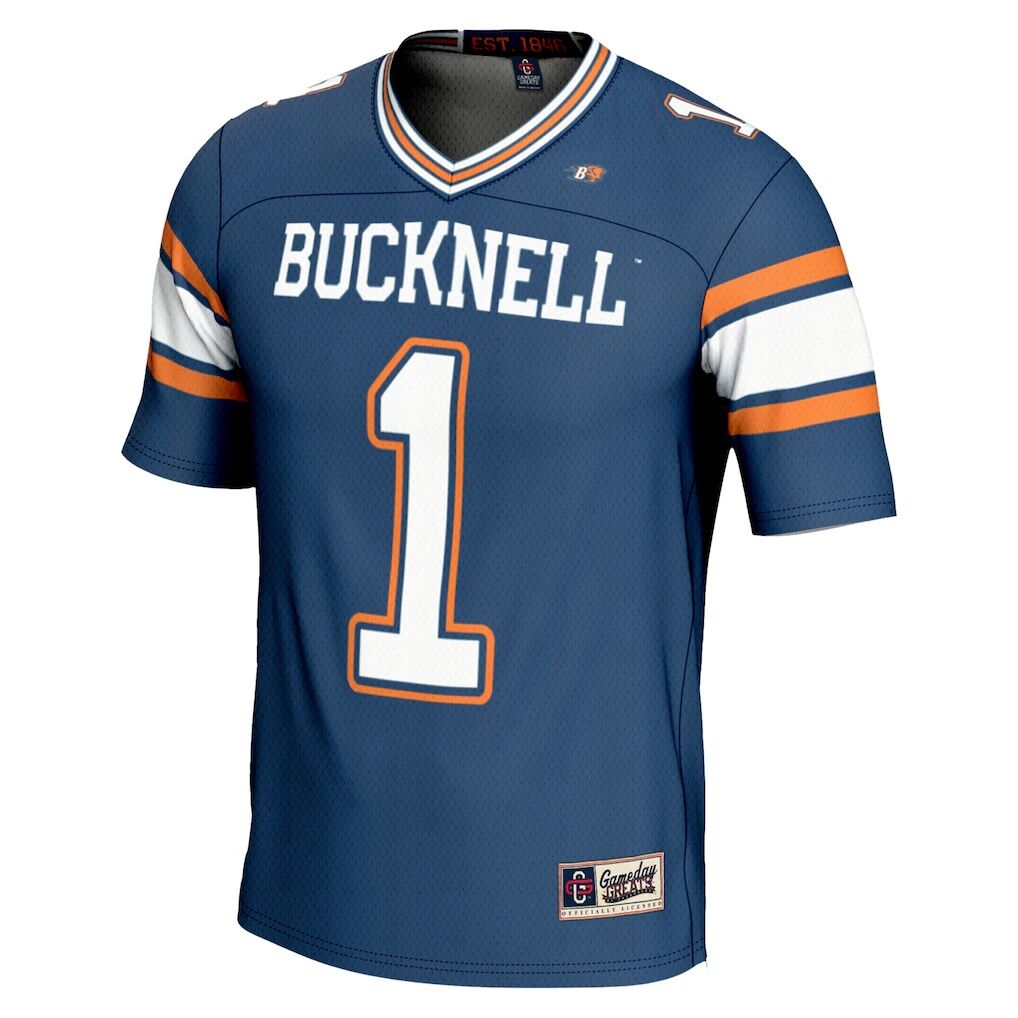 #1 Bucknell Bison GameDay Greats Endzone Football Jersey