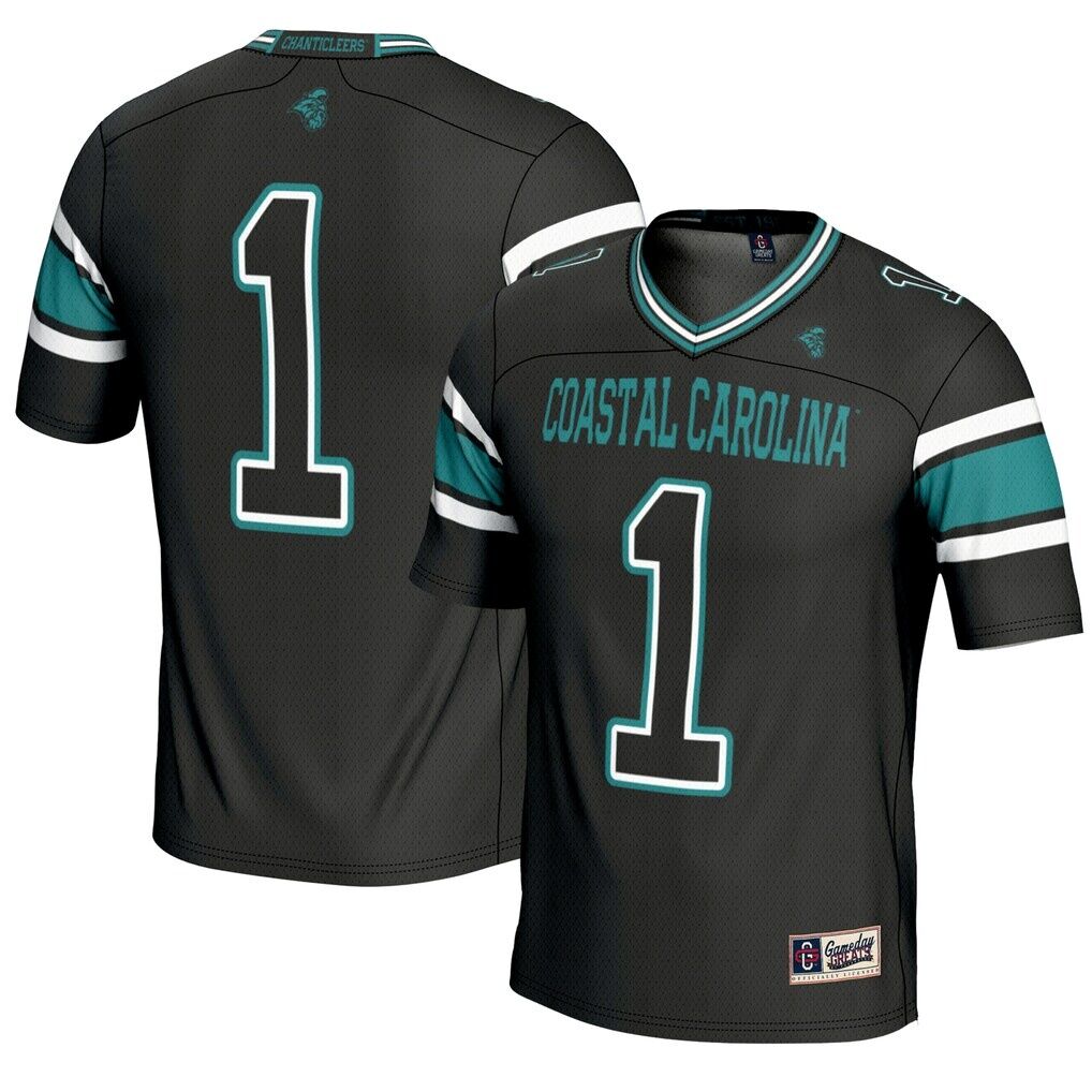 #1 Coastal Carolina Chanticleers GameDay Greats Endzone Football Jersey