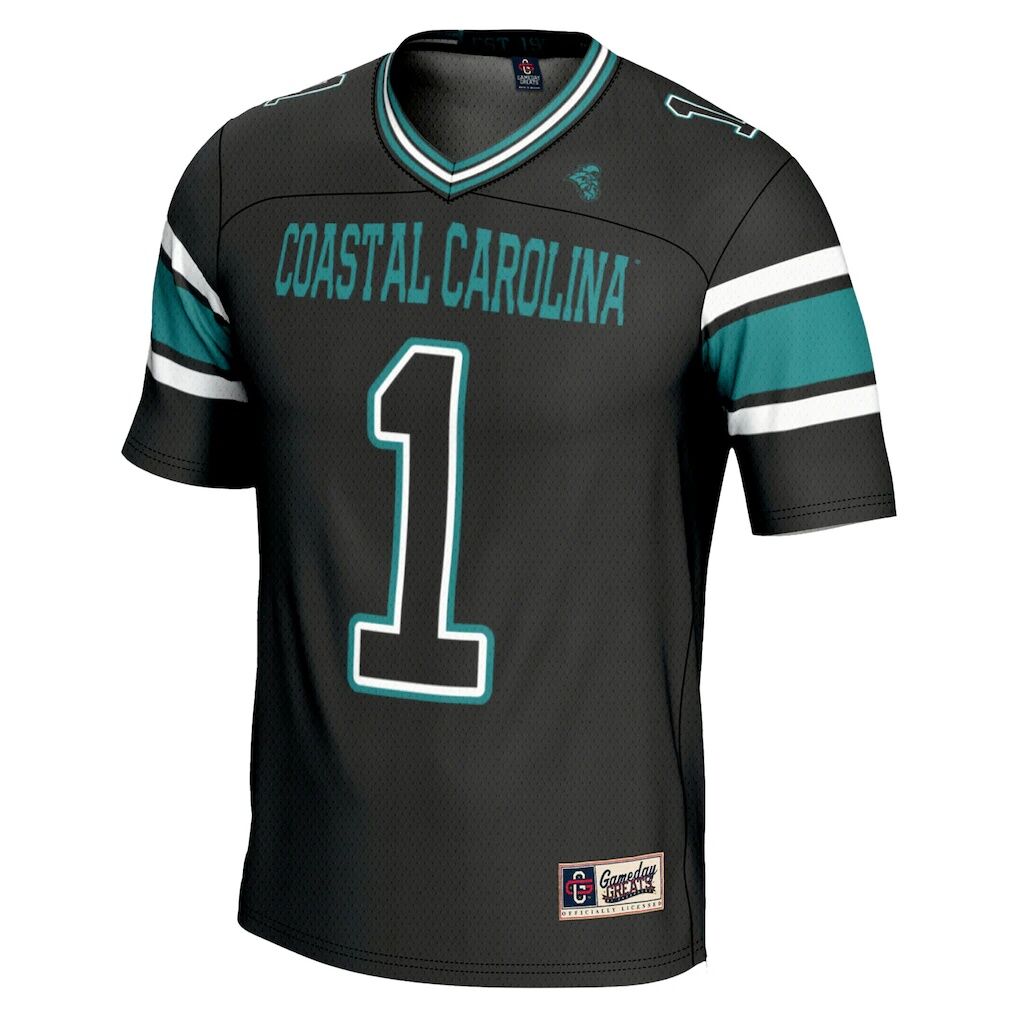 #1 Coastal Carolina Chanticleers GameDay Greats Endzone Football Jersey