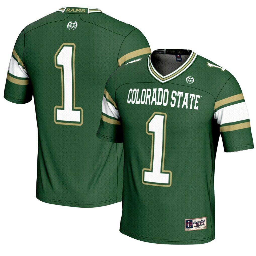 #1 Colorado State Rams GameDay Greats Endzone Football Jersey