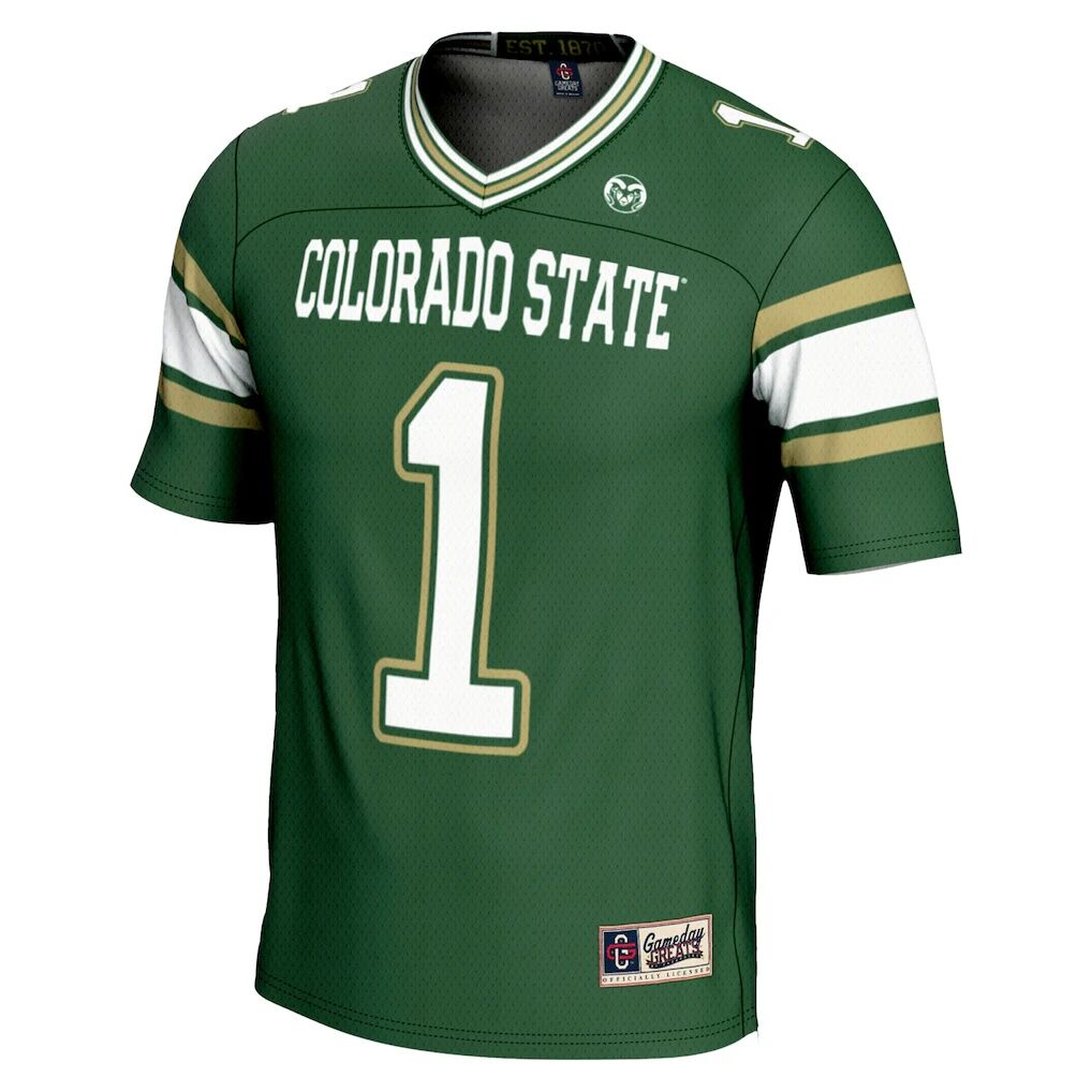 #1 Colorado State Rams GameDay Greats Endzone Football Jersey