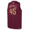 Donovan Mitchell Cleveland Cavaliers Nike Youth Swingman Jersey - Icon Edition - - Detail View