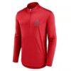Los Angeles Angels Fashion7 Quarterback Quarter-Zip Top - Red - Side View