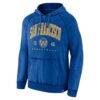 Golden State Warriors Fashion7 Foul Trouble Snow Wash Raglan Pullover Hoodie - - Back View