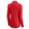 Washington Nationals Fashion7 Women's Corner Quarter-Zip Top - Red - Detail View