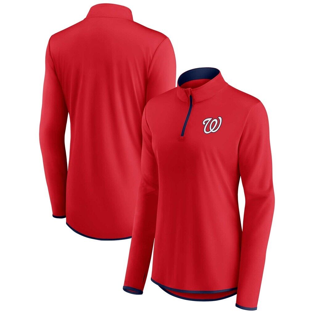 Washington Nationals Fashion7 Women’s Corner Quarter-Zip Top