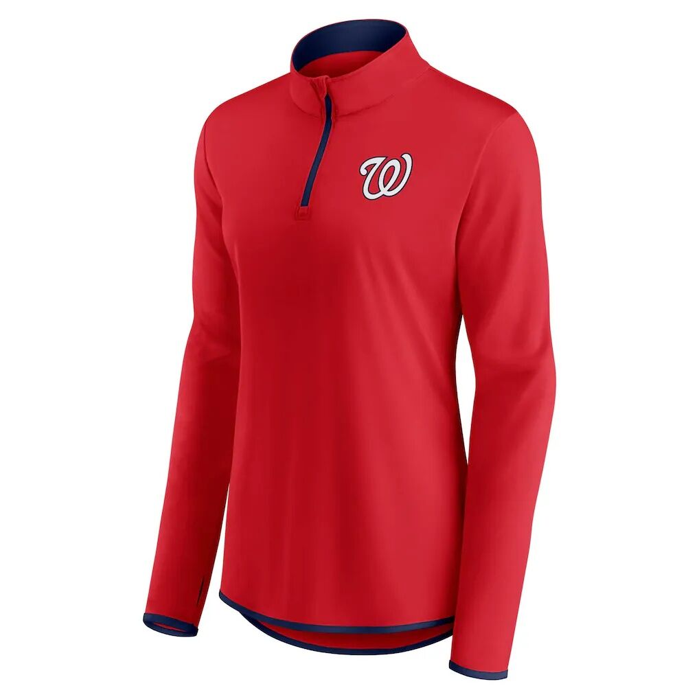 Washington Nationals Fashion7 Women’s Corner Quarter-Zip Top