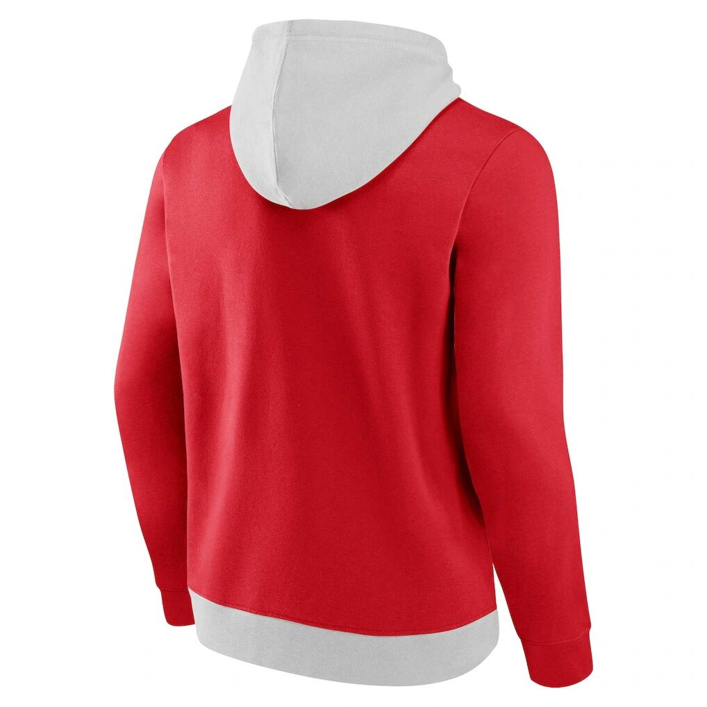 LA Clippers Fashion7 Arctic Colorblock Pullover Hoodie – Gray/Red