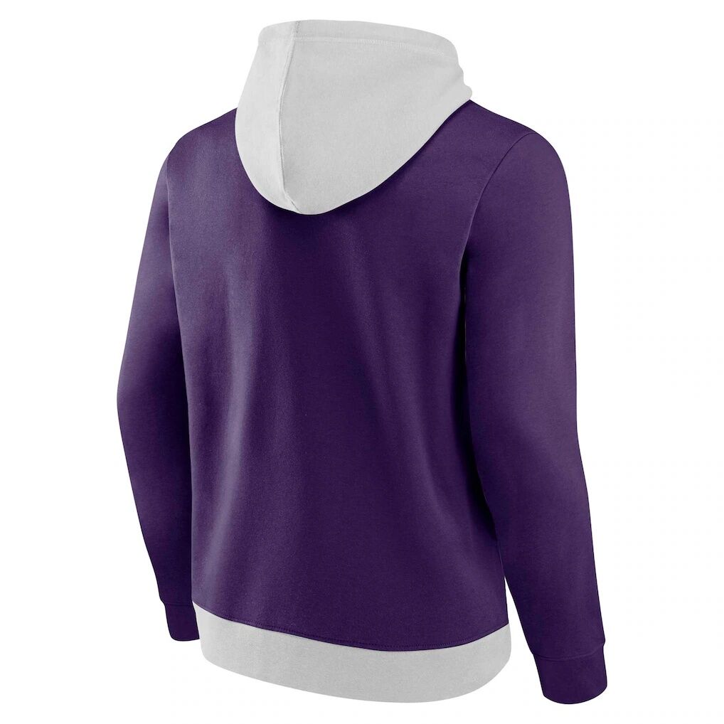 Phoenix Suns Fashion7 Arctic Colorblock Pullover Hoodie - Gray/Purple