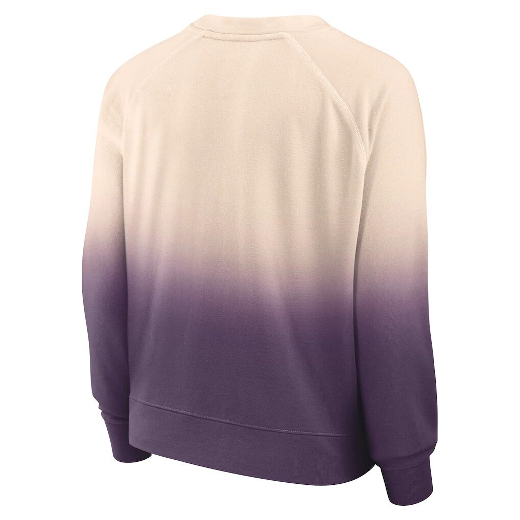 Phoenix Suns Fashion7 Women's Lounge Arch Raglan Pullover Sweatshirt - Tan/Purple