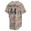 Joe Musgrove San Diego Padres Nike USMC Alternate Replica Player Jersey - Camo - Detail View