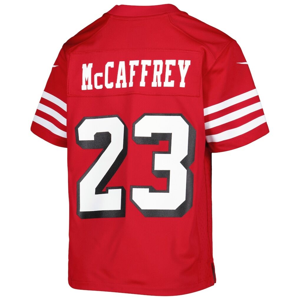 Christian McCaffrey San Francisco 49ers Nike Youth Game Jersey - Scarlet