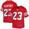 Christian McCaffrey San Francisco 49ers Nike Youth Game Jersey - - Front View