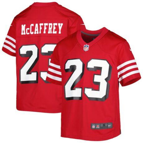 Christian McCaffrey San Francisco 49ers Nike Youth Game Jersey - - Front View