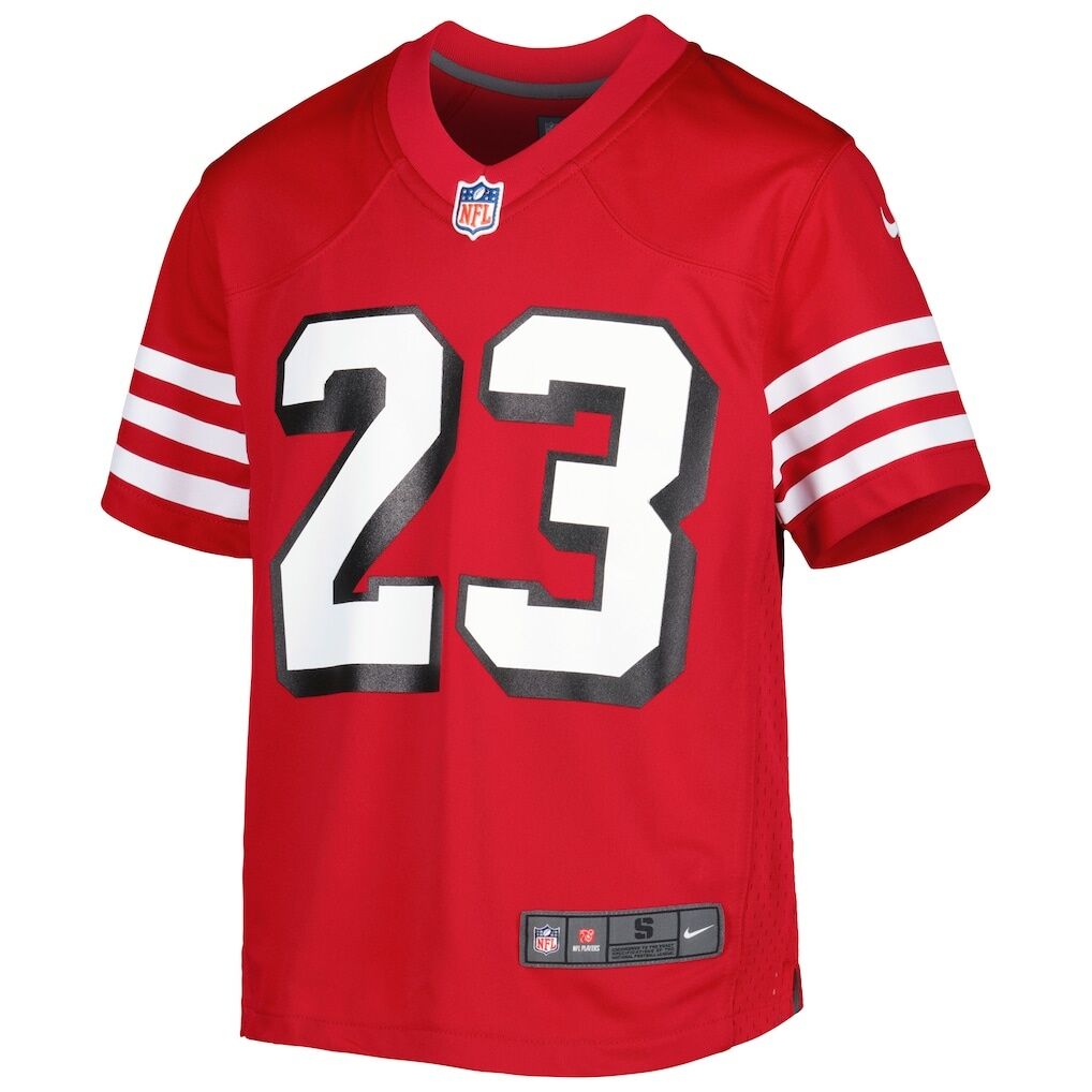 Christian McCaffrey San Francisco 49ers Nike Youth Game Jersey - Scarlet