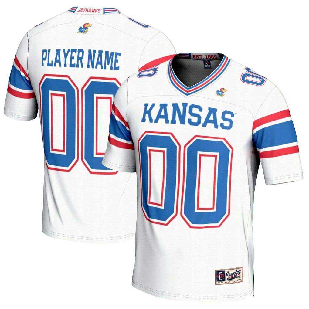 Kansas Jayhawks GameDay Greats Youth NIL Pick-A-Player Football Jersey
