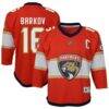 Aleksander Barkov Florida Panthers Youth Home Captain Replica Player Jersey - Red - Front View